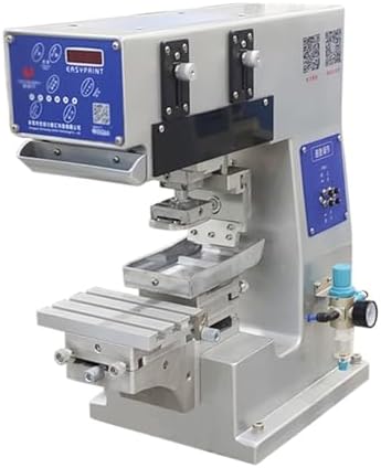 Industrielle Druckmaschine, 10 x 10 cm Paddrucker, Mikrocomputersteuerung, halbautomatische und vollautomatische Modi, Druck-/Geschwindigkeitsanpassungs-Panel für Haushaltsgeräte