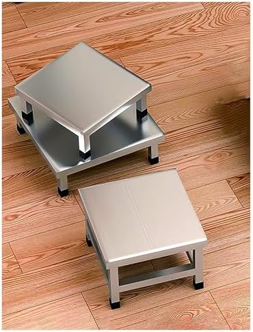 Edelstahl-Aufbewahrungsregal für Waschtrockner und Kühlschrank – robuste Bodenstütze für Haushaltsgeräte